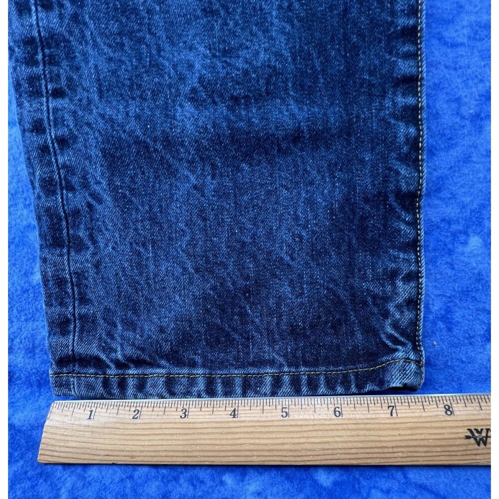 Levi 501 Men's Jeans Size 32x32 Blue Straight Denim Button Fly 100% Cotton - Picture 7 of 7